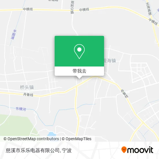 慈溪市乐乐电器有限公司地图