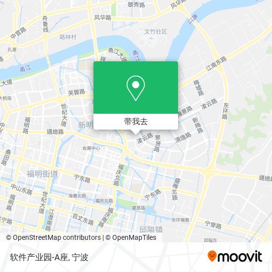 软件产业园-A座地图