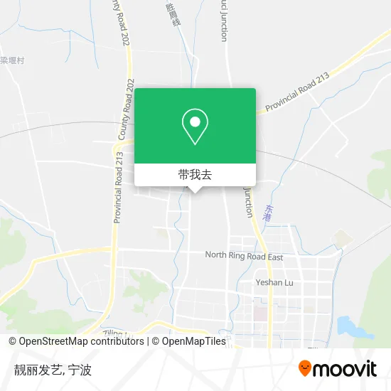 靓丽发艺地图