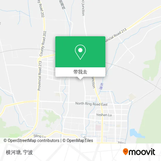 横河塘地图