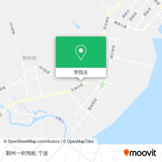 鄞州一剑驾校地图