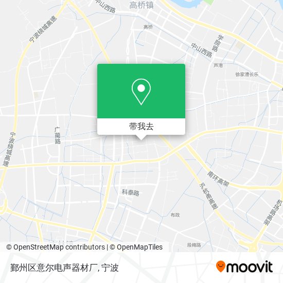 鄞州区意尔电声器材厂地图