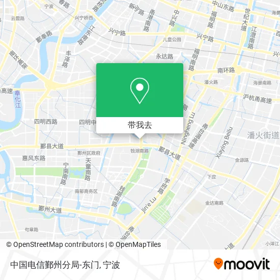 中国电信鄞州分局-东门地图
