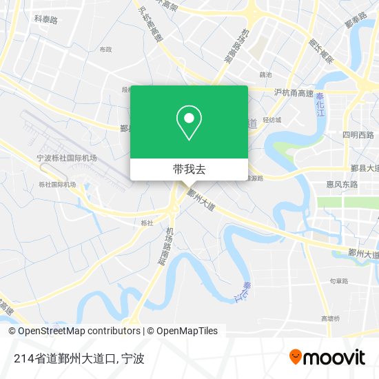 214省道鄞州大道口地图