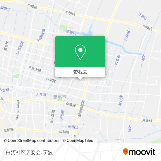 白河社区居委会地图
