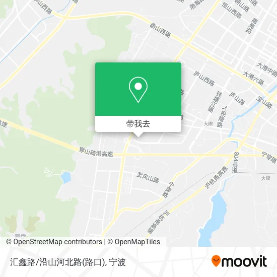 汇鑫路/沿山河北路(路口)地图