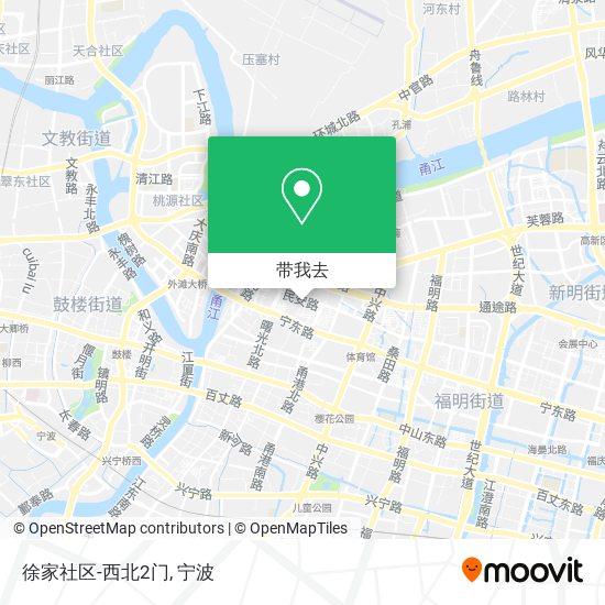 徐家社区-西北2门地图