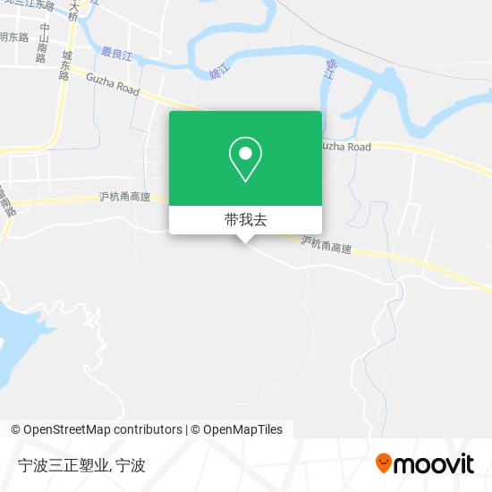 宁波三正塑业地图