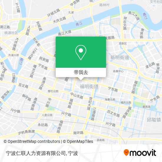 宁波仁联人力资源有限公司地图