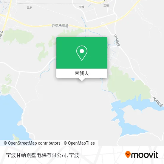 宁波甘纳别墅电梯有限公司地图