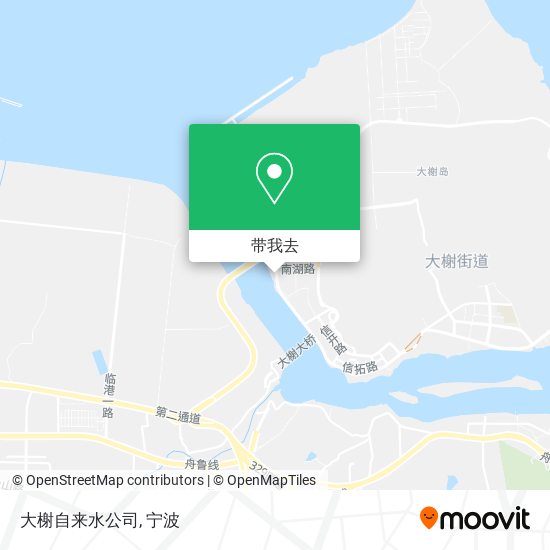 大榭自来水公司地图