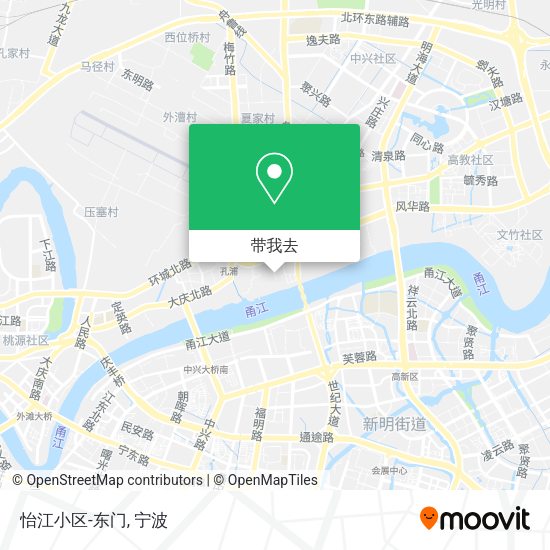 怡江小区-东门地图