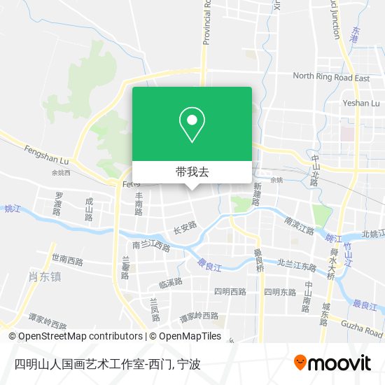 四明山人国画艺术工作室-西门地图