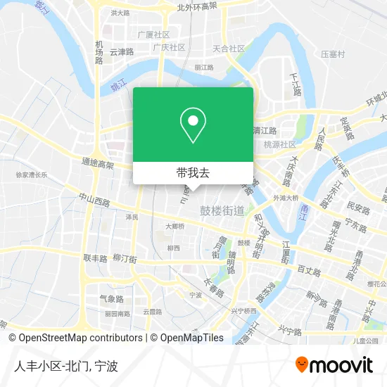 人丰小区-北门地图