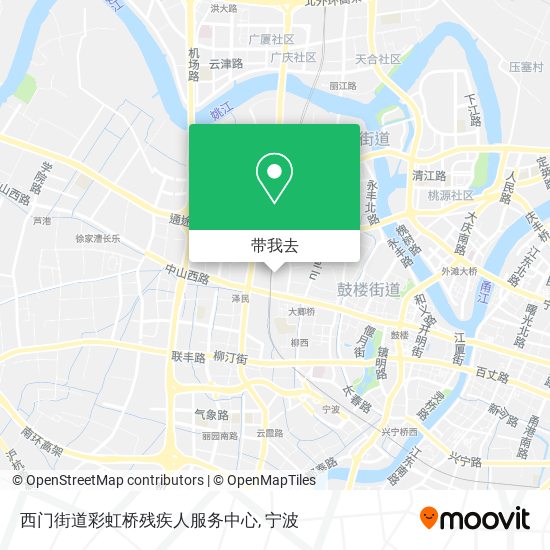 西门街道彩虹桥残疾人服务中心地图