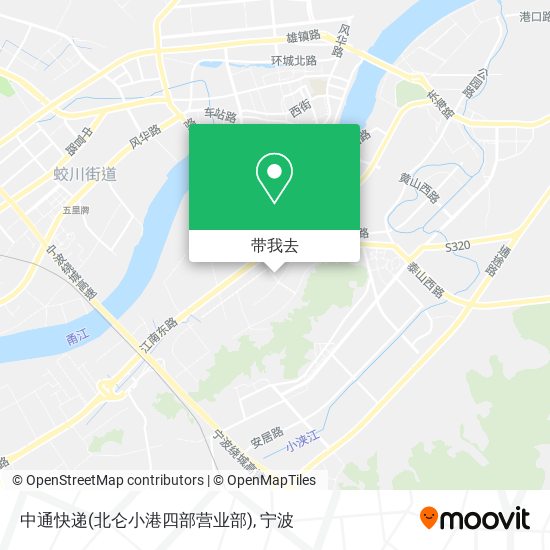 中通快递(北仑小港四部营业部)地图