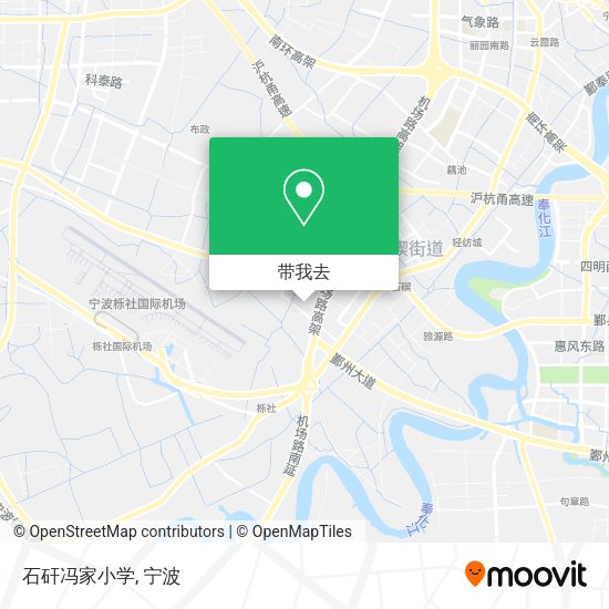 石矸冯家小学地图