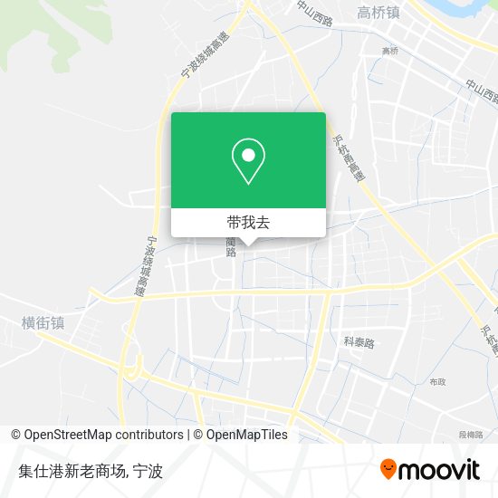 集仕港新老商场地图