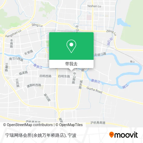 宁瑞网络会所(余姚万年桥路店)地图