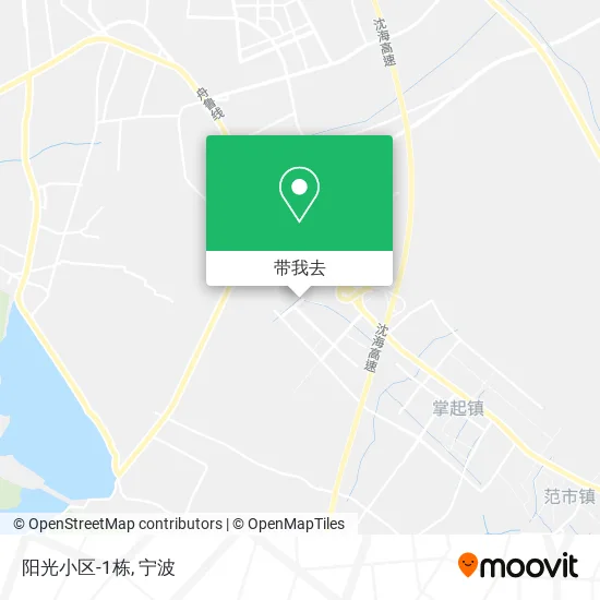 阳光小区-1栋地图
