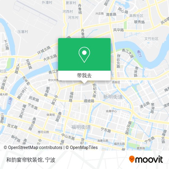 和韵窗帘软装馆地图