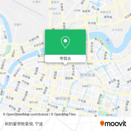 和韵窗帘软装馆地图