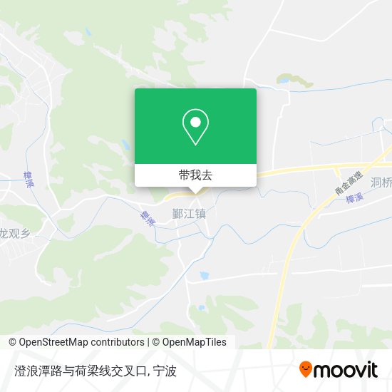 澄浪潭路与荷梁线交叉口地图