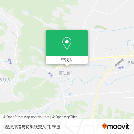 澄浪潭路与荷梁线交叉口地图