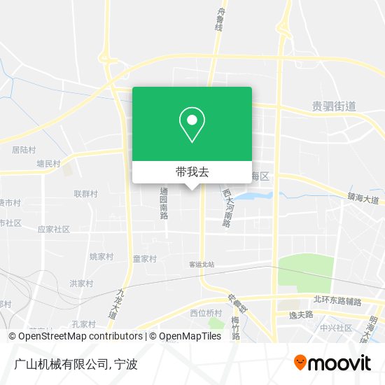 广山机械有限公司地图