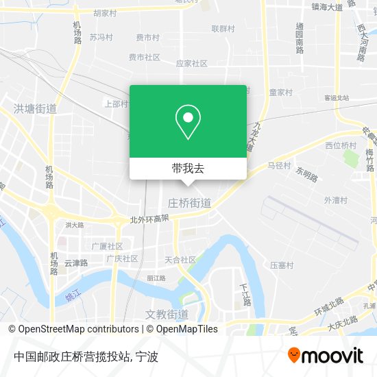 中国邮政庄桥营揽投站地图
