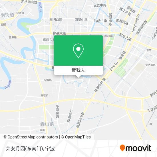 荣安月园(东南门)地图
