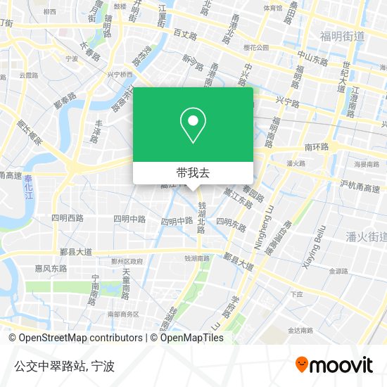公交中翠路站地图