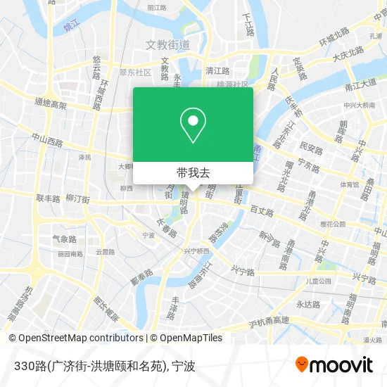330路(广济街-洪塘颐和名苑)地图