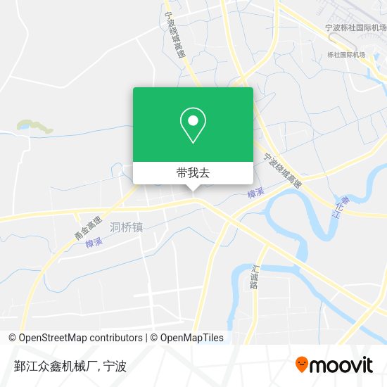 鄞江众鑫机械厂地图