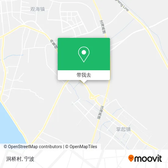 洞桥村地图