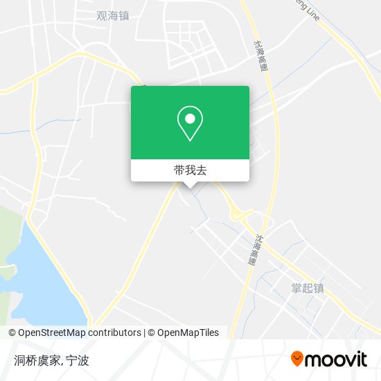 洞桥虞家地图