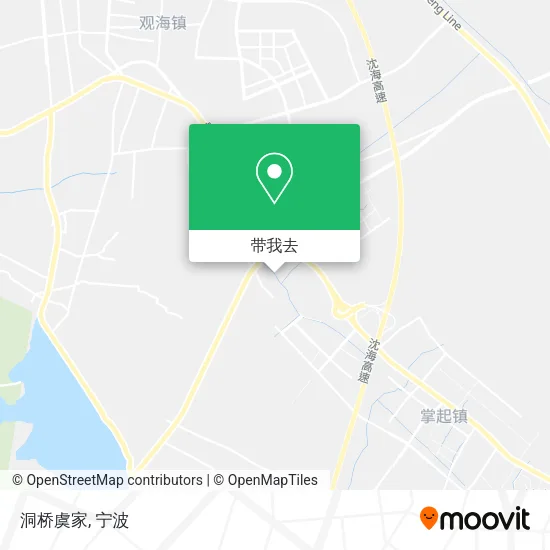 洞桥虞家地图