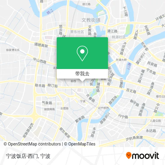 宁波饭店-西门地图