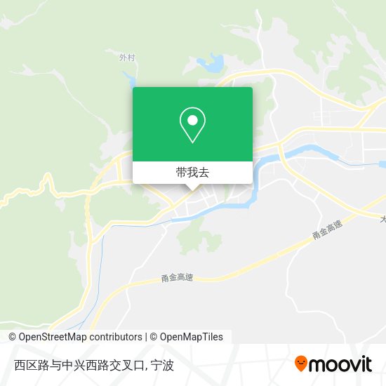 西区路与中兴西路交叉口地图