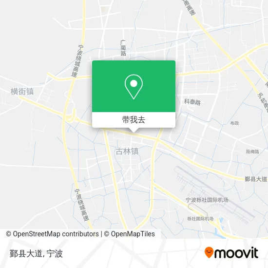 鄞县大道地图