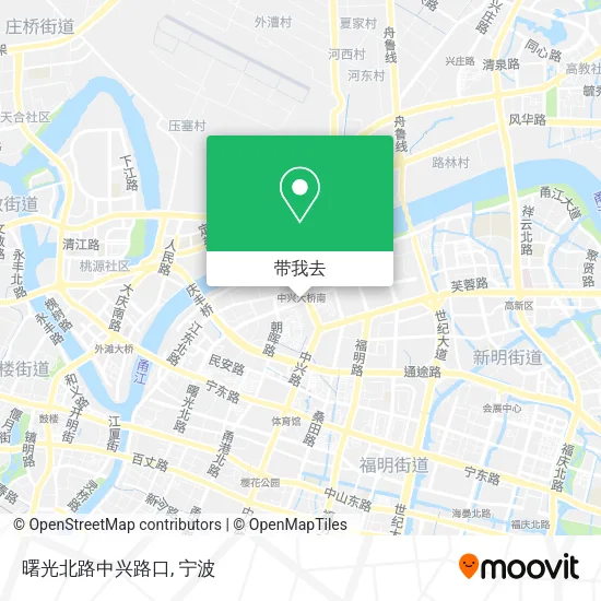 曙光北路中兴路口地图