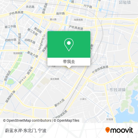 蔚蓝水岸-东北门地图