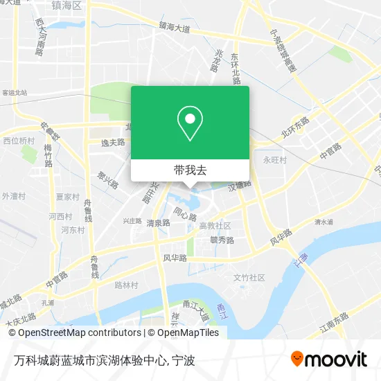 万科城蔚蓝城市滨湖体验中心地图