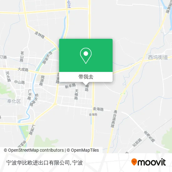 宁波华比欧进出口有限公司地图