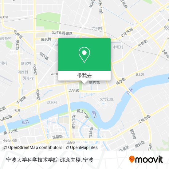 宁波大学科学技术学院-邵逸夫楼地图