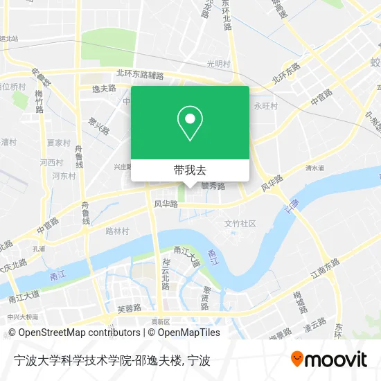 宁波大学科学技术学院-邵逸夫楼地图