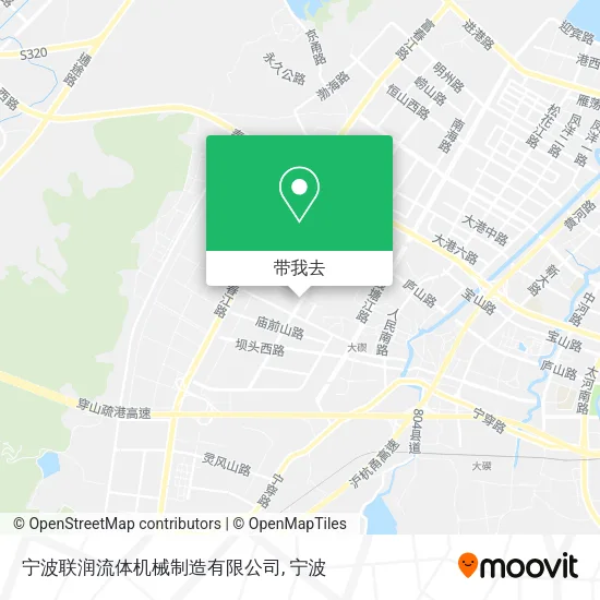宁波联润流体机械制造有限公司地图