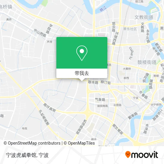 宁波虎威拳馆地图