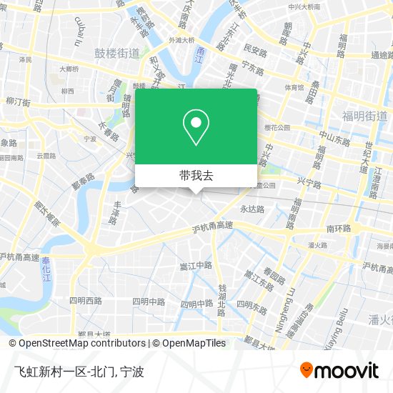 飞虹新村一区-北门地图