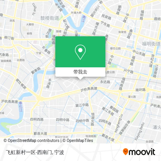 飞虹新村一区-西南门地图